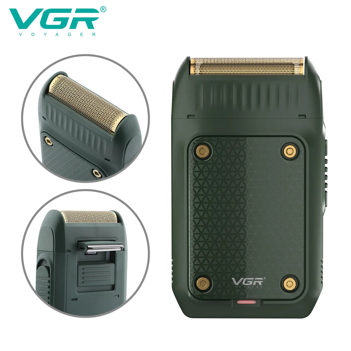 353 Single-Blade Pro Electric Rechargeable Foil Shaver for Men Portable Razor