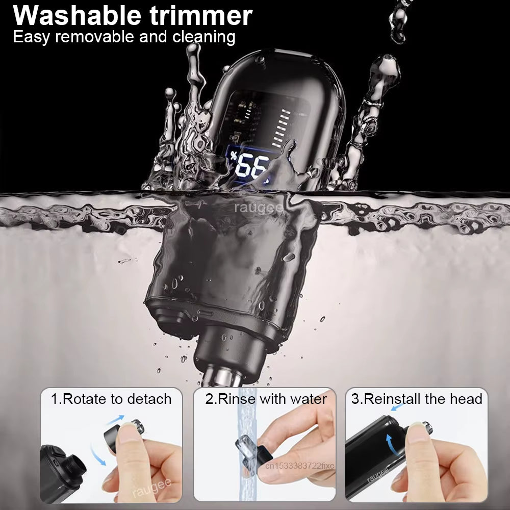 Nose Hair Trimmer for Men Portable Mini Nose Hair Remover USB Rechargeable Trimmer for Nose and Ears Electric Nose Hair Cutter